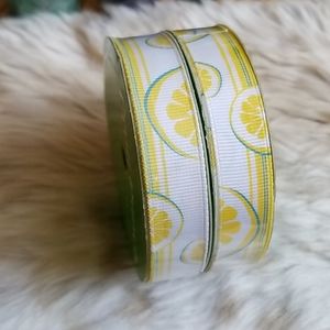💐2 Spools of Citrus Pattern Ribbon